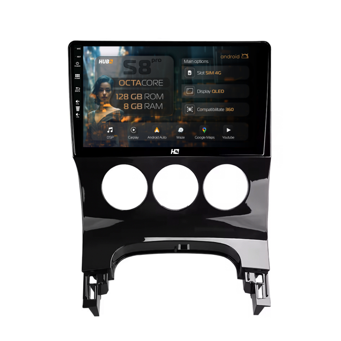 Navigatie Android 13 Peugeot 3008/5008 8GB | Hub64.ro [1]