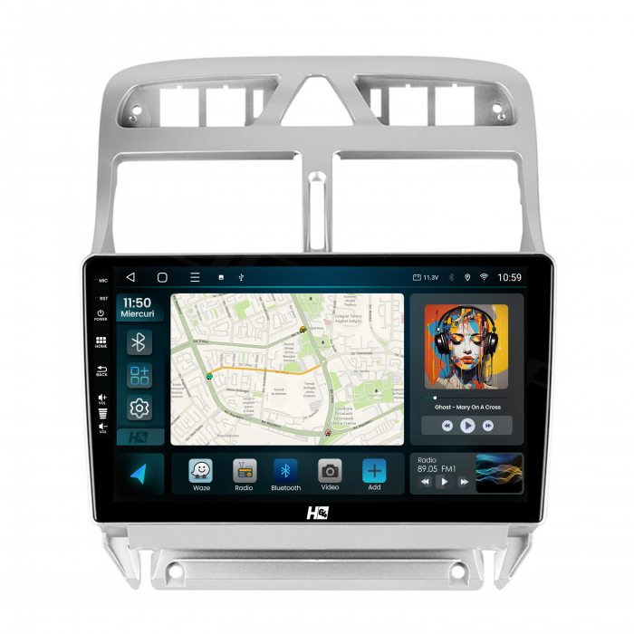 Navigatie Dedicata Peugeot 307 Android 6GB | Hub64.ro [2]