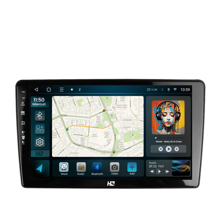 Navigatie Android 13 Peugeot 307 8+128GB | Hub64.ro [2]