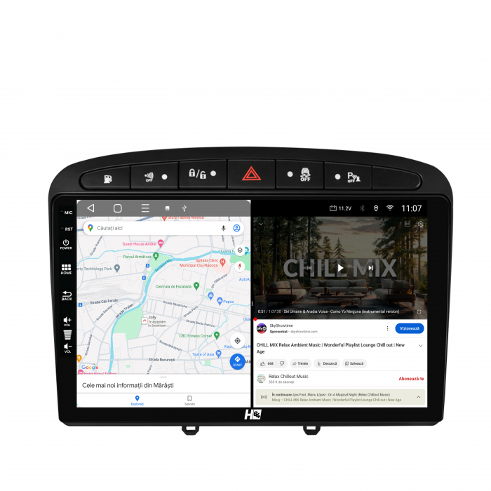 Navigatie Android 13 Peugeot 308/408 QLED | Hub64.ro [6]
