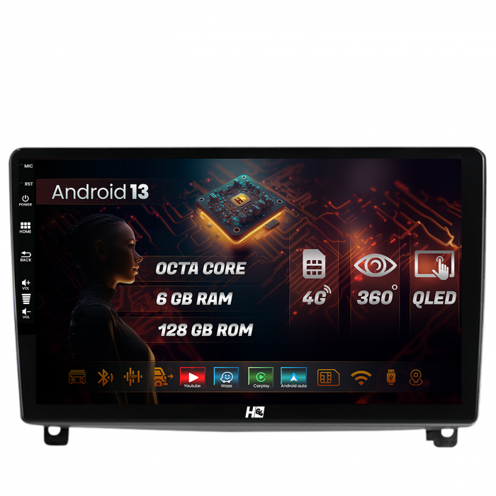 Navigatie Peugeot 407 Android 6+128GB 4G 6GB | Hub64.ro [1]