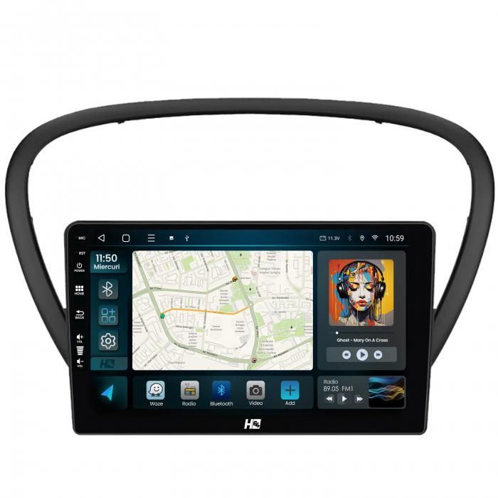 Navigatie Peugeot 607 Android 4+64GB 4G | Hub64.ro [2]