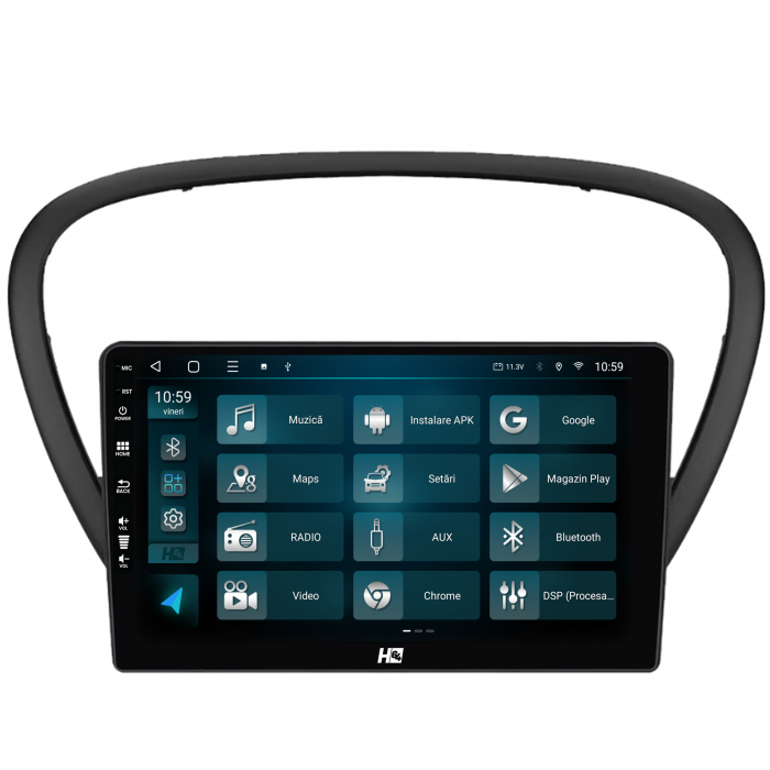 Navigatie Peugeot 607 Android 4+64GB 4G | Hub64.ro [3]