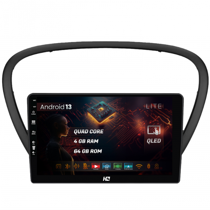 Navigatie Peugeot 607 Android 4+64GB 4G | Hub64.ro [1]