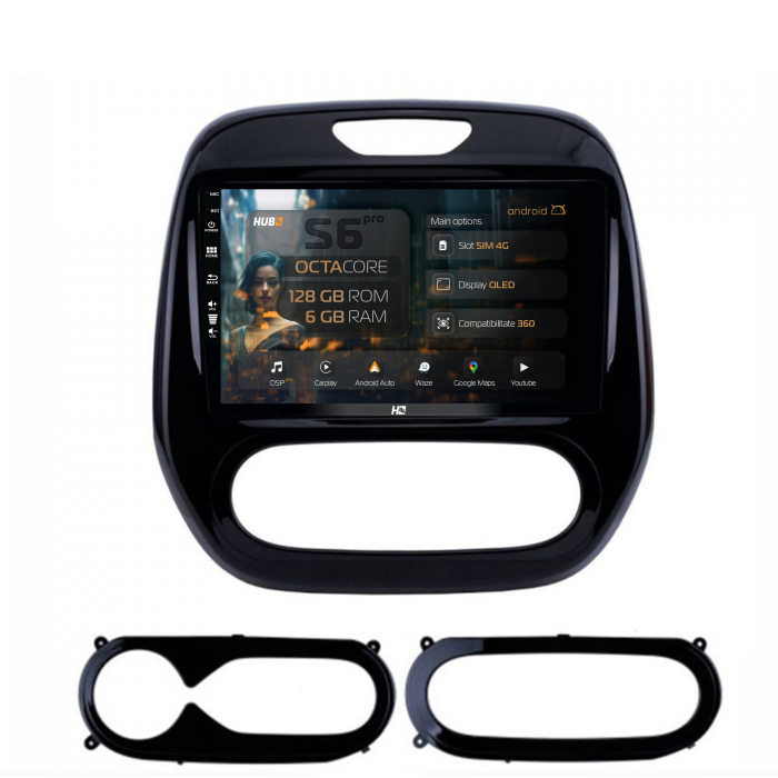 Navigatie Android Renault Captur 6GB | Hub64.ro [1]