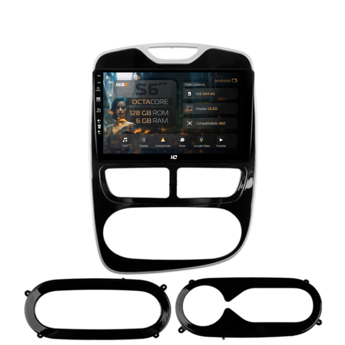 Navigatie Android 13 Renault Clio IV 6+128GB | Hub64.ro [1]