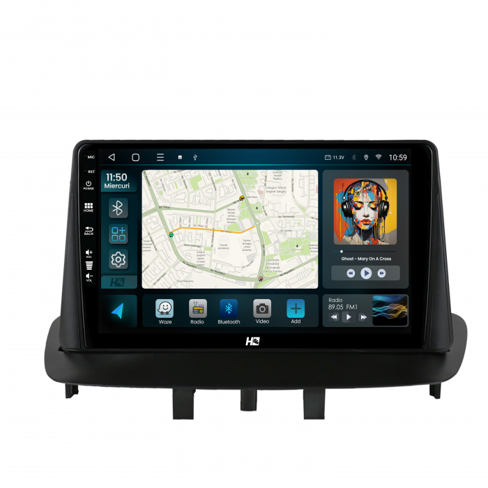 Navigatie QLED 10 Renault Megane 3/Fluence | Hub64.ro [2]
