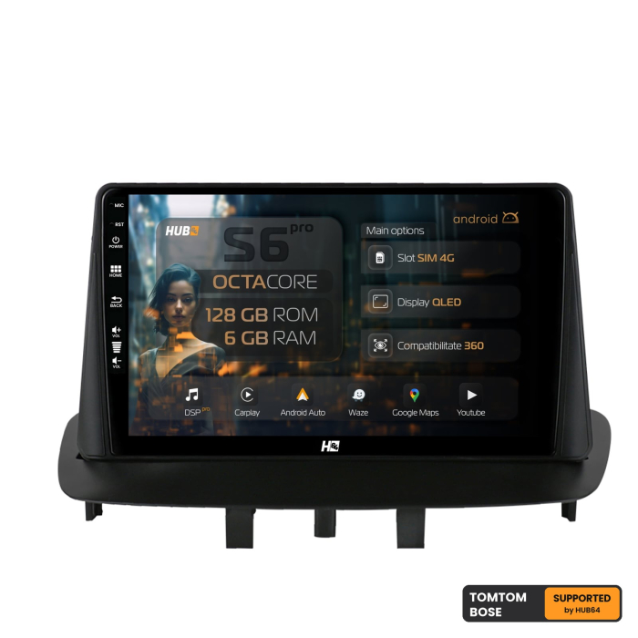 Navigatie Android Renault Megane 3 4G 6GB | Hub64.ro [11]