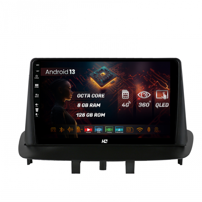 Android 13 Renault Megane 3/Fluence 8+128GB | Hub64.ro [1]