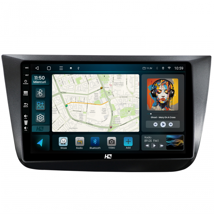 Navigatie Android 13 Seat Altea / Toledo QLED | Hub64.ro [2]