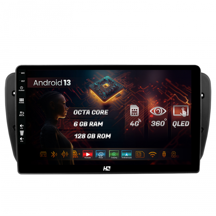 Navigatie Android 13 Seat Ibiza 4G 6GB | Hub64.ro [1]