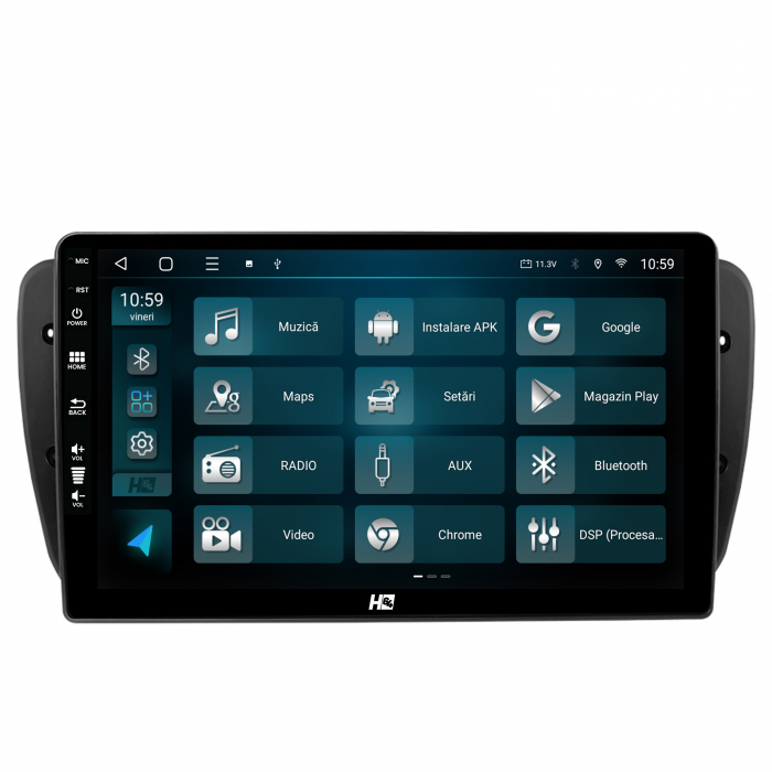 Navigatie Android 13 Seat Ibiza 4GB QLED | Hub64.ro [3]