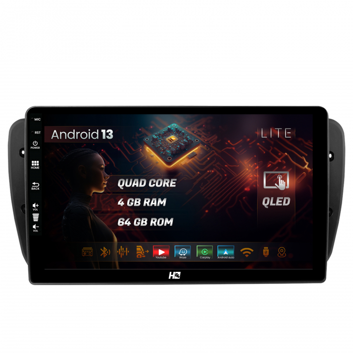 Navigatie Android 13 Seat Ibiza 4GB QLED | Hub64.ro [1]