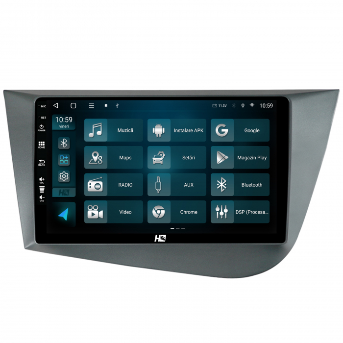 Navigatie Android 13 Seat Leon QLED | Hub64.ro [3]