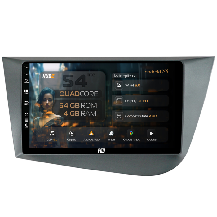 Navigatie Android 13 Seat Leon QLED | Hub64.ro [1]