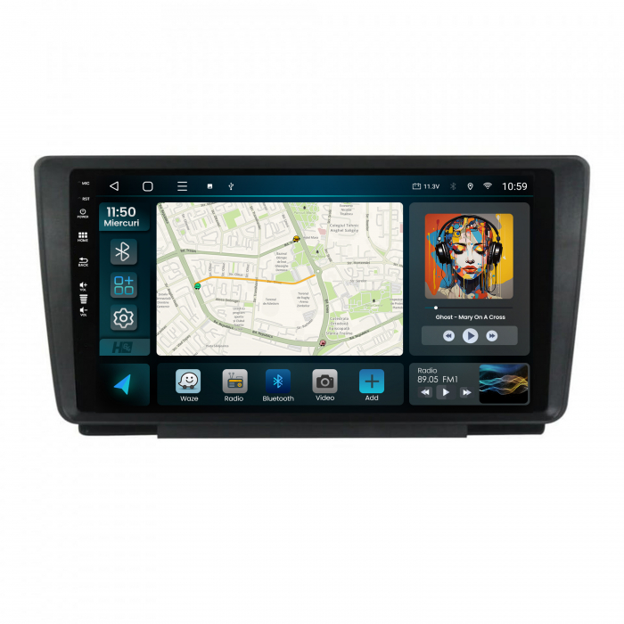 Navigatie QLED Android Skoda Octavia 2 | Hub64.ro [2]