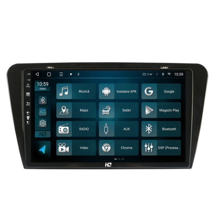 Navigatie Android 13 Skoda Octavia 3 QLED | Hub64.ro [3]