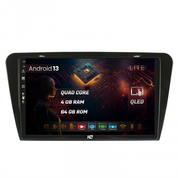 Navigatie Android 13 Skoda Octavia 3 QLED | Hub64.ro [1]