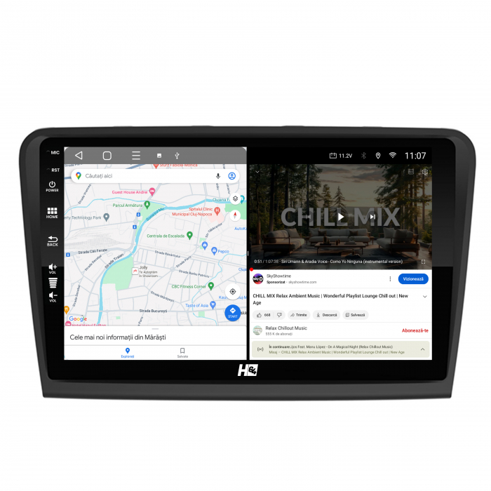 Navigatie Android 13 Skoda Superb 2 QLED | Hub64.ro [9]