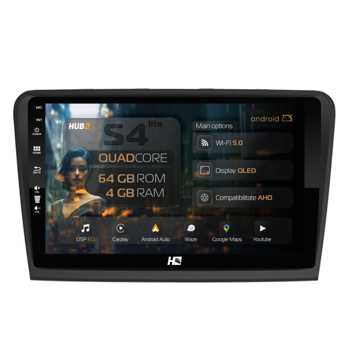 Navigatie Android 13 Skoda Superb 2 QLED | Hub64.ro [1]