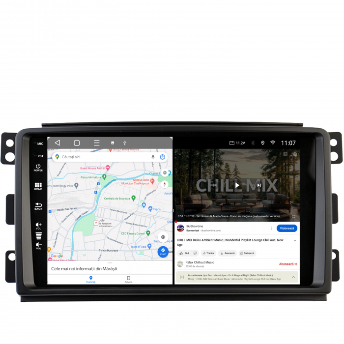 Carplay SMART Fortwo 2007-2011 8+128GB Slot 4G | HUB64 [8]