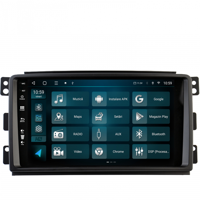 Carplay SMART Fortwo 2007-2011 8+128GB Slot 4G | HUB64 [3]