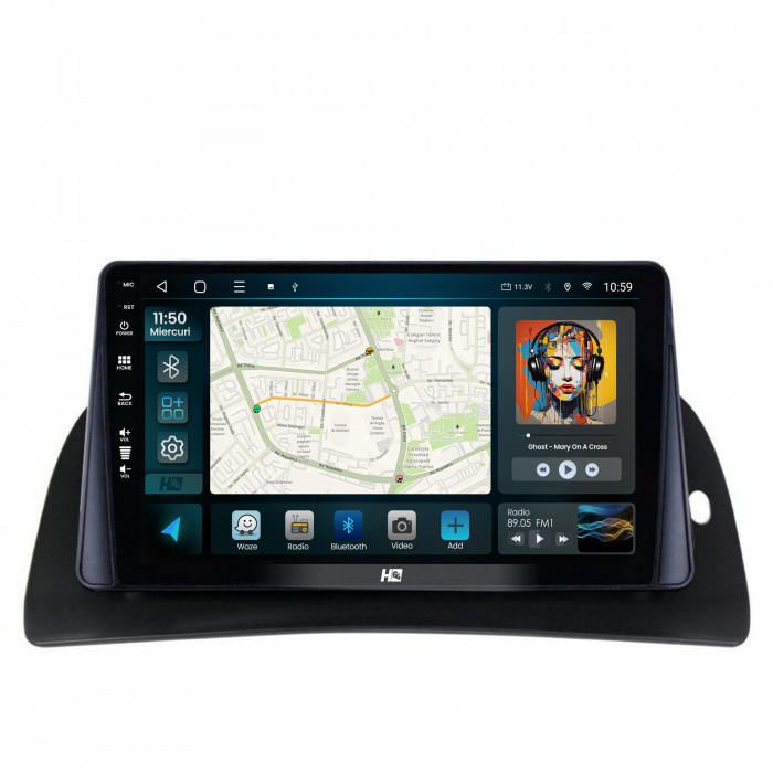 Navigatie Android 13 Ssangyong Actyon-Kyron (2005-2011) QLED | Hub64.ro [2]