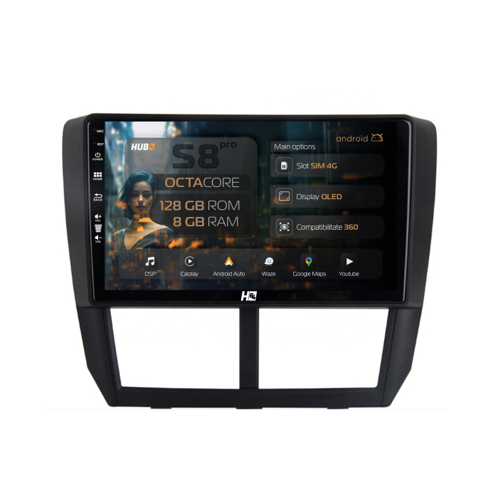 Navigatie Android Subaru Forester 8+128GB | Hub64.ro [1]