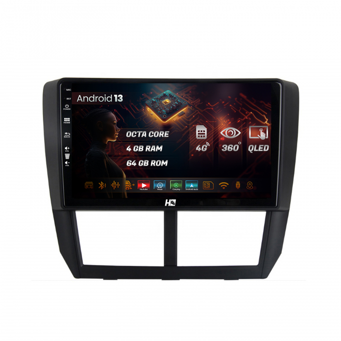 QLED Android Subaru Forester 4+64GB | Hub64.ro [1]