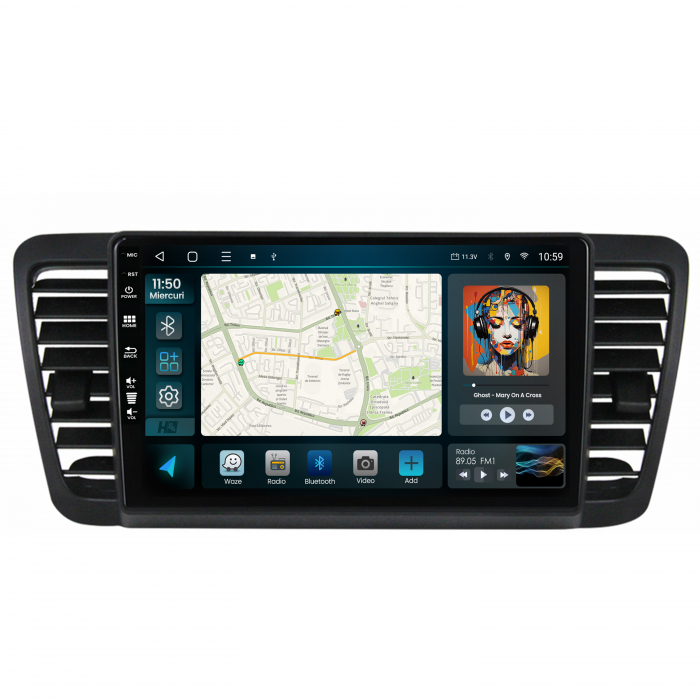 Navigatie QLED Subaru Legacy 4+64GB | Hub64.ro [2]