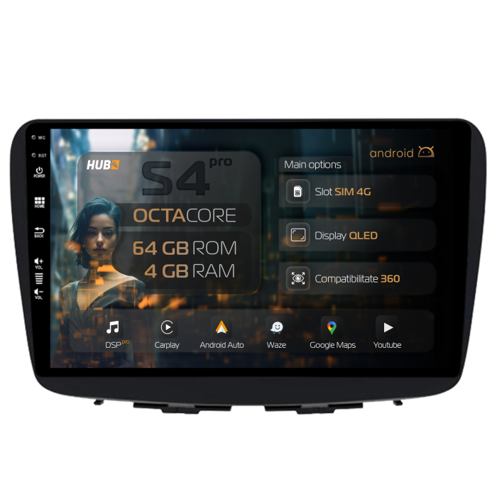 Navigatie QLED Suzuki Baleno Android 4GB | Hub64.ro [1]