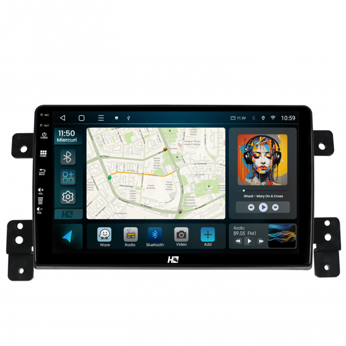 Navigatie Android 13 DACIA 2+32GB QUADCORE | Hub64.ro [2]