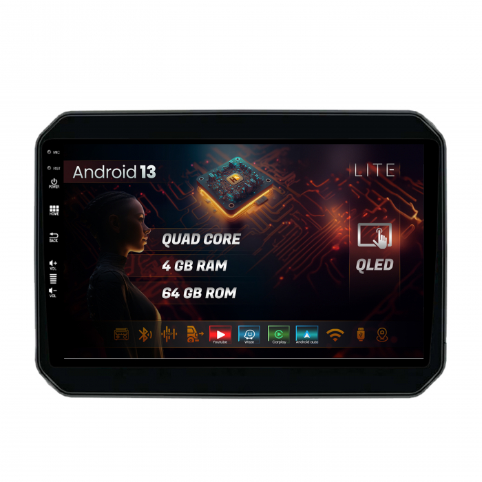 Navigatie QLED Android Suzuki Ignis 2013+ 4GB | Hub64.ro [1]