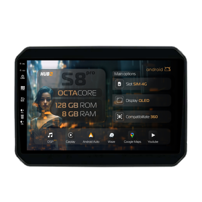 Navigatie Suzuki Ignis 2013+ 8+128GB | Hub64.ro [1]