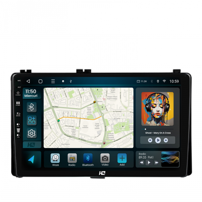 Navigatie QLED Toyota Auris 2017-Prezent 4GB | Hub64.ro [3]