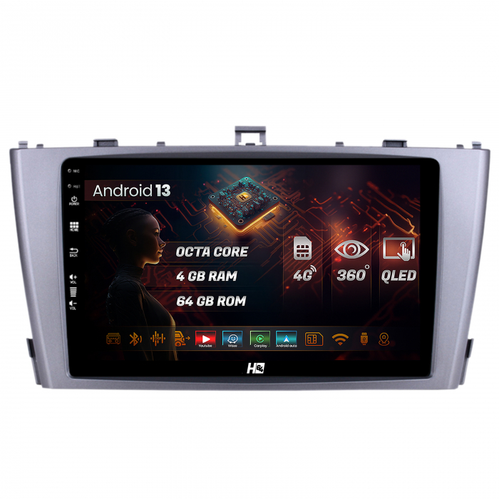 Navigatie Android 13 Toyota Avensis QLED | Hub64.ro [1]