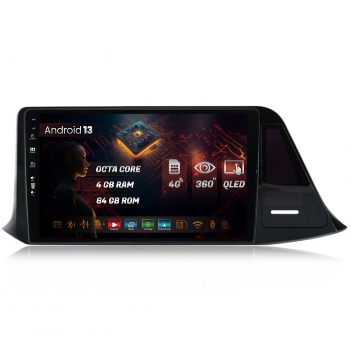 Navigatie Android 13 Toyota CHR (2016-2020) QLED | Hub64.ro [1]