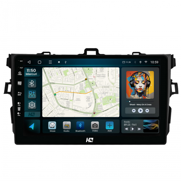Navigatie Android 13 Toyota Corolla QLED | Hub64.ro [2]