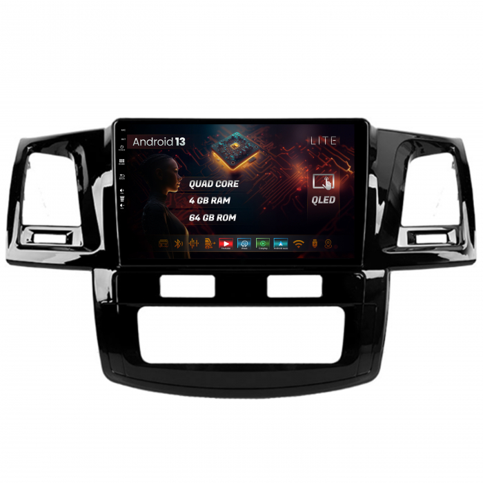 Navigatie QLED Toyota Hilux Android 4GB | Hub64.ro [1]