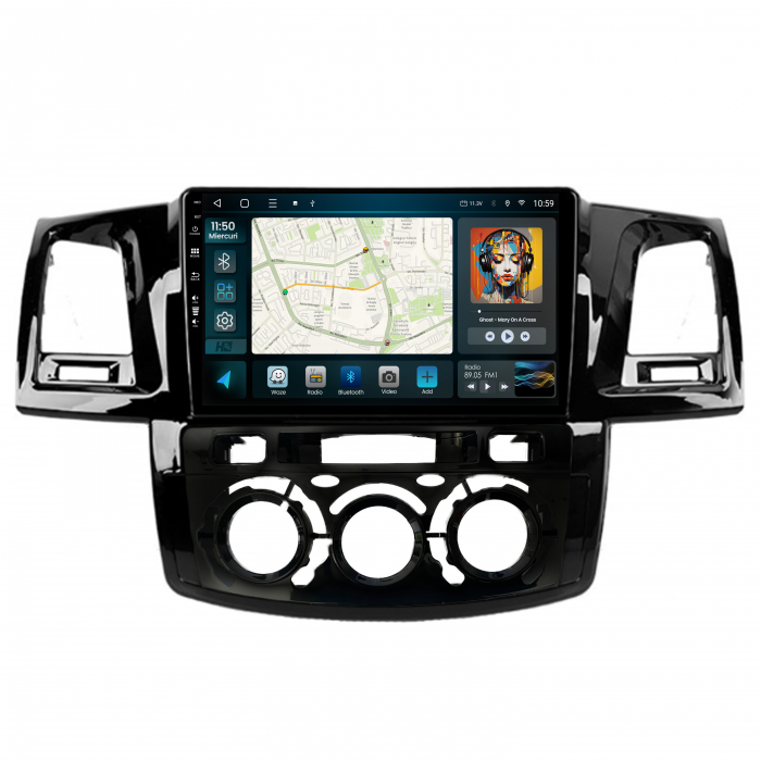 Navigatie QLED Toyota Hilux Android 4GB | Hub64.ro [2]