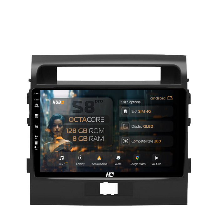 Navigatie Android 13 Land Cruiser 200 8GB | Hub64.ro [1]
