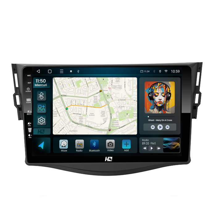 Carplay Android 13 Mercedes W203 2GB | Hub64.ro [2]