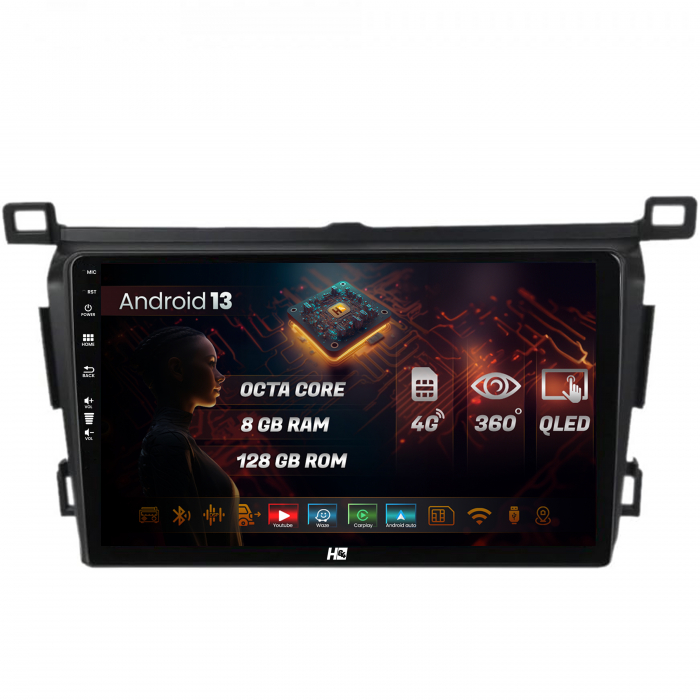Android 13 Toyota RAV4 2013 8+128GB | Hub64.ro [1]