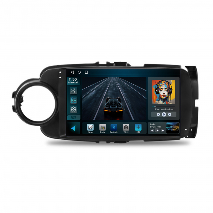 Carplay Android Android 13 Fiat Stilo 2GB | Hub64.ro [2]