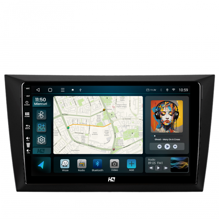 Navigatie Android 13 VW Golf 6 Qled | Hub64.ro [2]