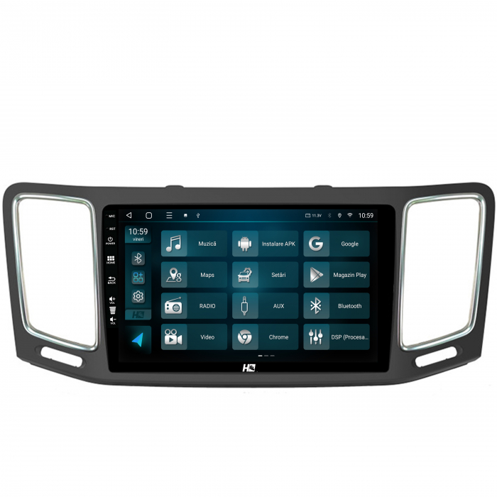 Navigatie Android 13 Volkswagen Sharan QLED| Hub64.ro [3]