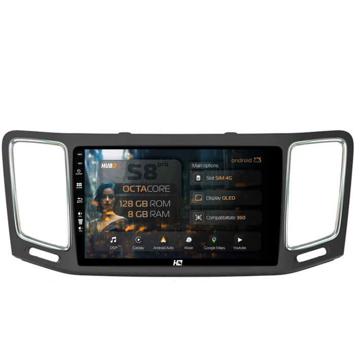 Navigatie Android 13 Volkswagen Sharan 8GB | Hub64.ro [1]