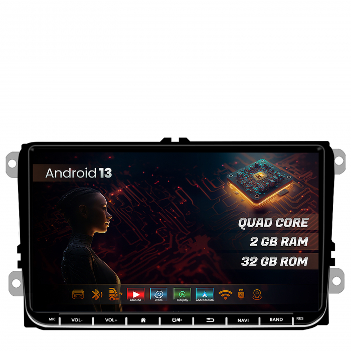 Navigatie Volkswagen, Skoda, Seat, Android | HB-64VW72GB [1]
