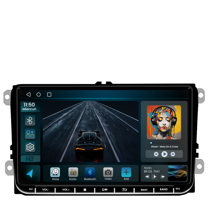 Navigatie Volkswagen, Skoda, Seat, Android | HB-64VW72GB [2]