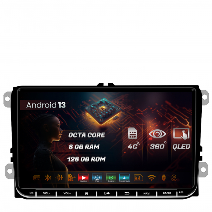 Navigatie Android Volkswagen/Skoda 8+128 | Hub64.ro [1]